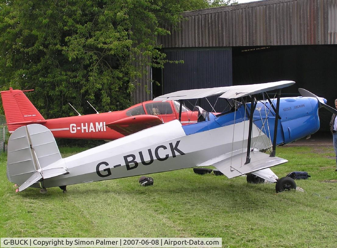 G-BUCK, 1951 CASA 1-131E Jungmann C/N 1113, CASA Jungmann at White Waltham airfield