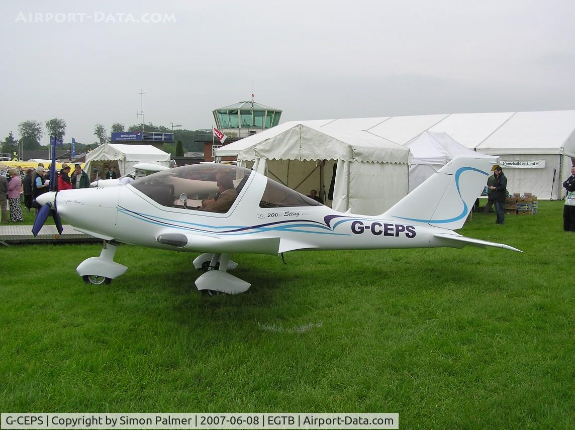 G-CEPS, 2007 TL Ultralight TL-2000 Sting Carbon C/N PFA 347-14705, TL-2000 Sting exhibited at Aero Expo 2007