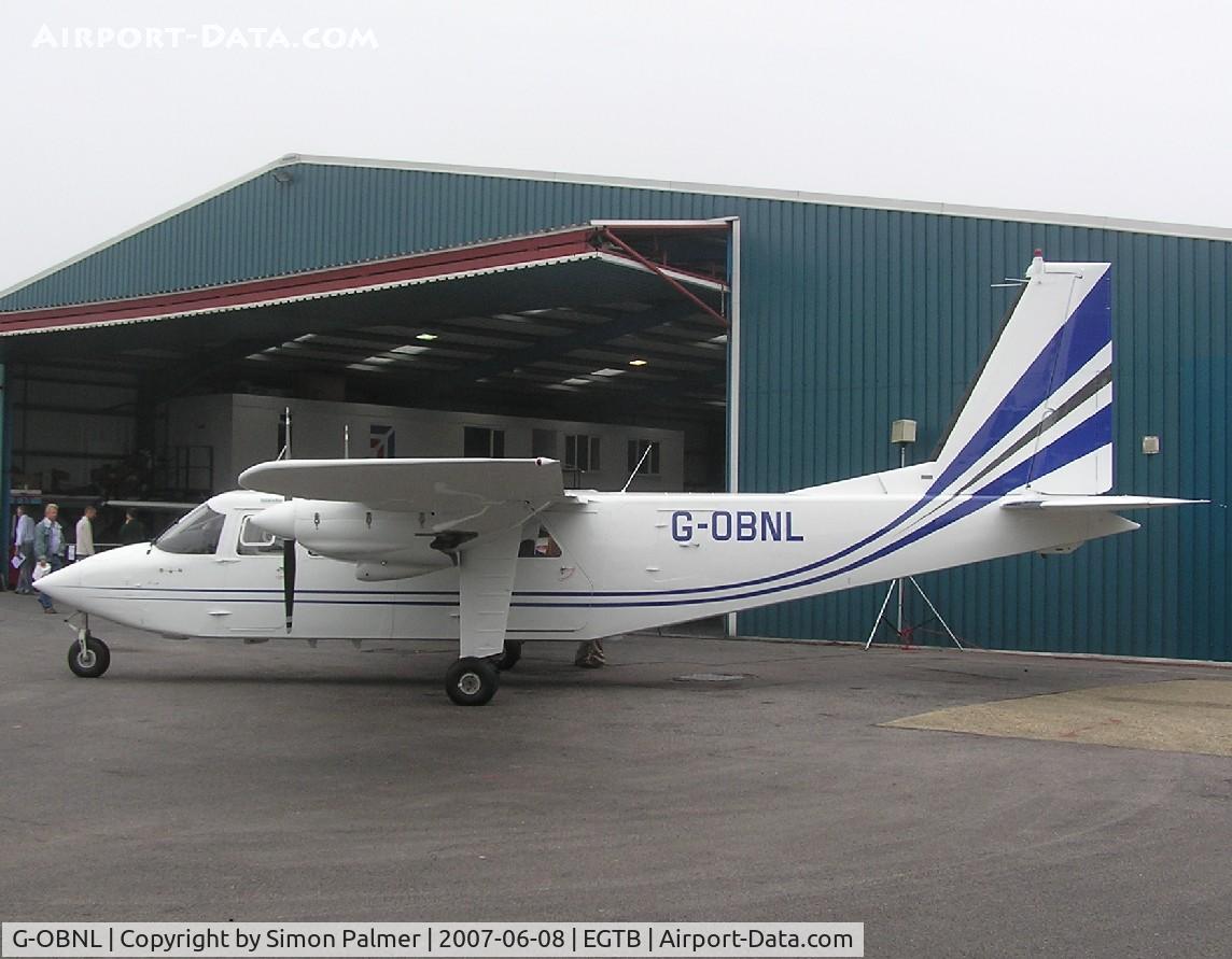 G-OBNL, 1976 Britten-Norman BN-2B-21 Defender C/N 523, Britten-Norman BN2 at Aero Expo 2007