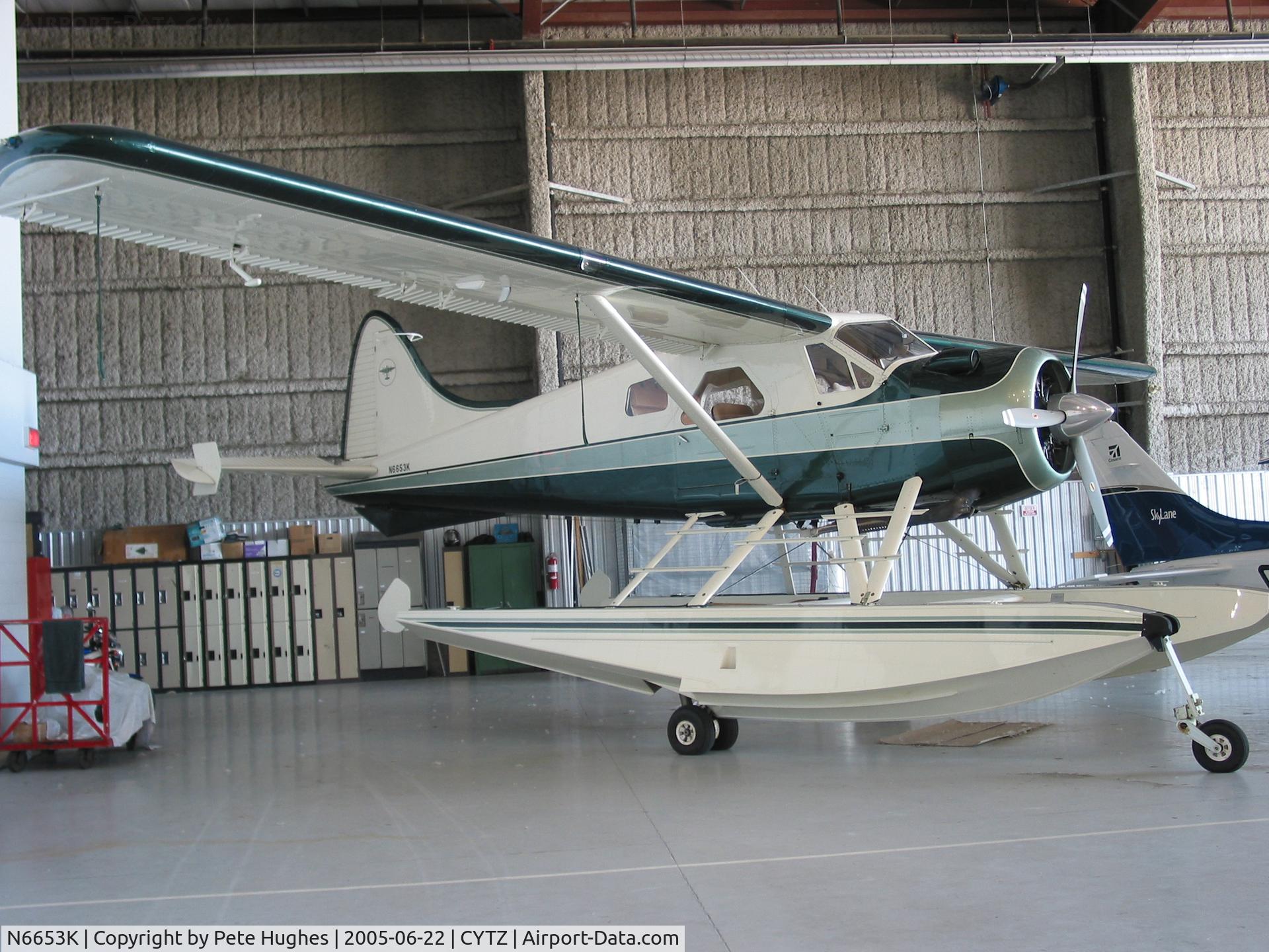 N6653K, 1953 De Havilland Canada DHC-2 MK. I(L20A) C/N 565, N6653K Beaver on floats at Toronto Island