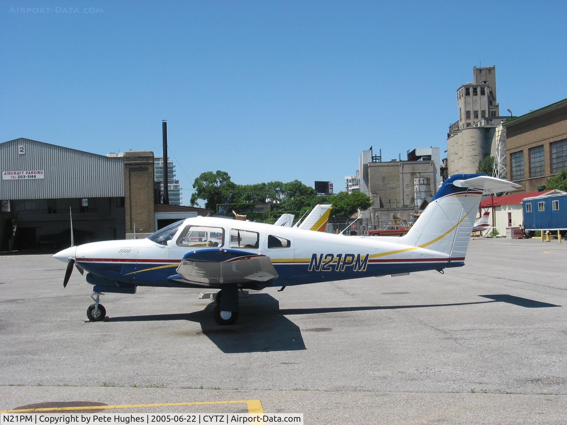 N21PM, 1979 Piper PA-28RT-201T Arrow IV C/N 28R-7931118, N21PM PA-28RT at Toronto Island