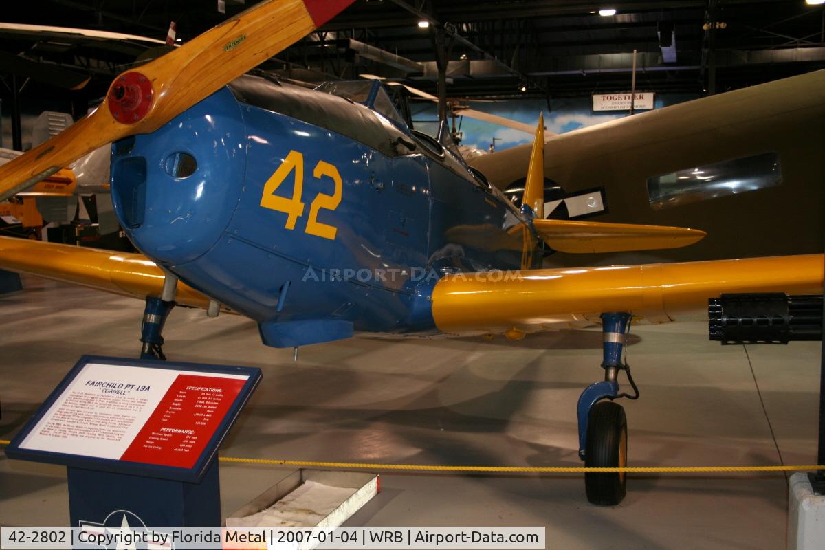 42-2802, 1942 Fairchild PT-19A C/N Not found 42-2802, PT-19