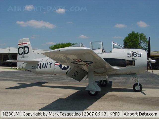 N280JM, North American T-28C Trojan Trojan C/N 226-166, North American T-28C