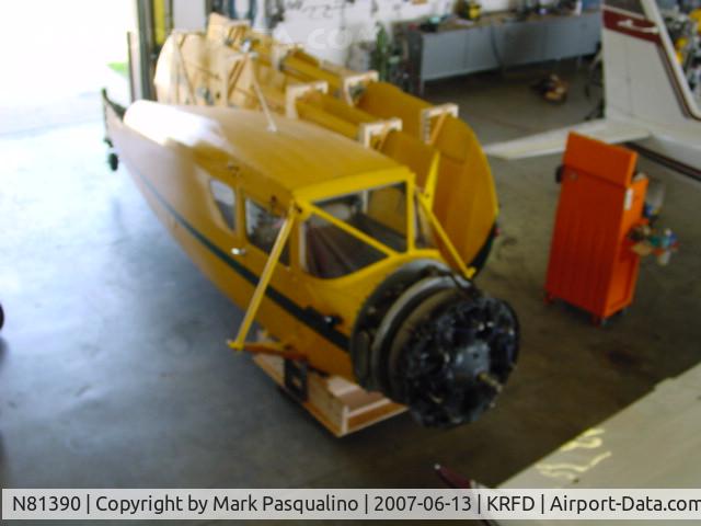 N81390, 1946 Fairchild 24W-46 C/N W46290, Will be placed in a container going to Germany