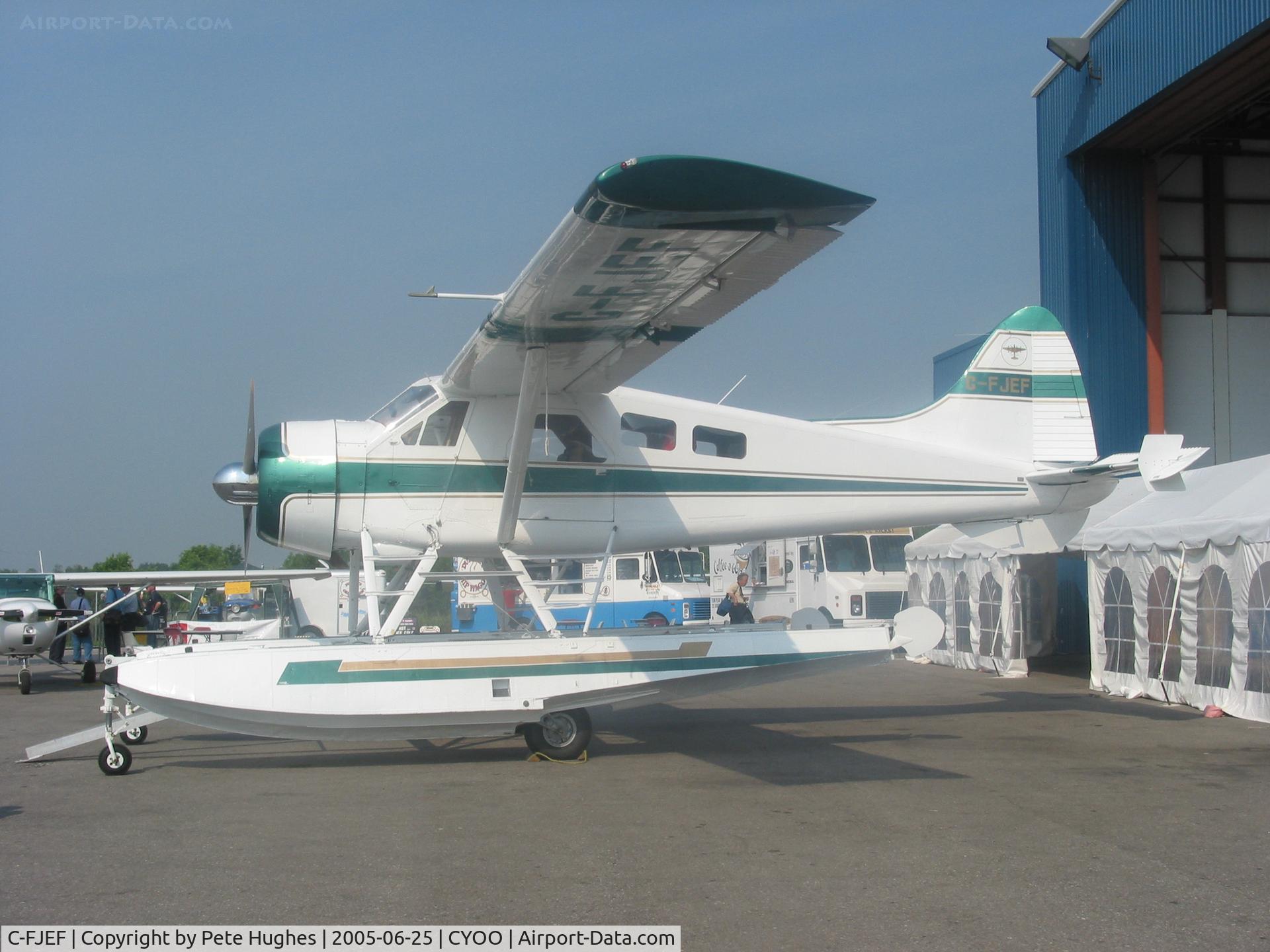 C-FJEF, 1957 De Havilland Canada DHC-2 Beaver Mk.1 C/N 1060, C-FJEF Beaver floatplane at Canadian Aviation Expo, Oshawa