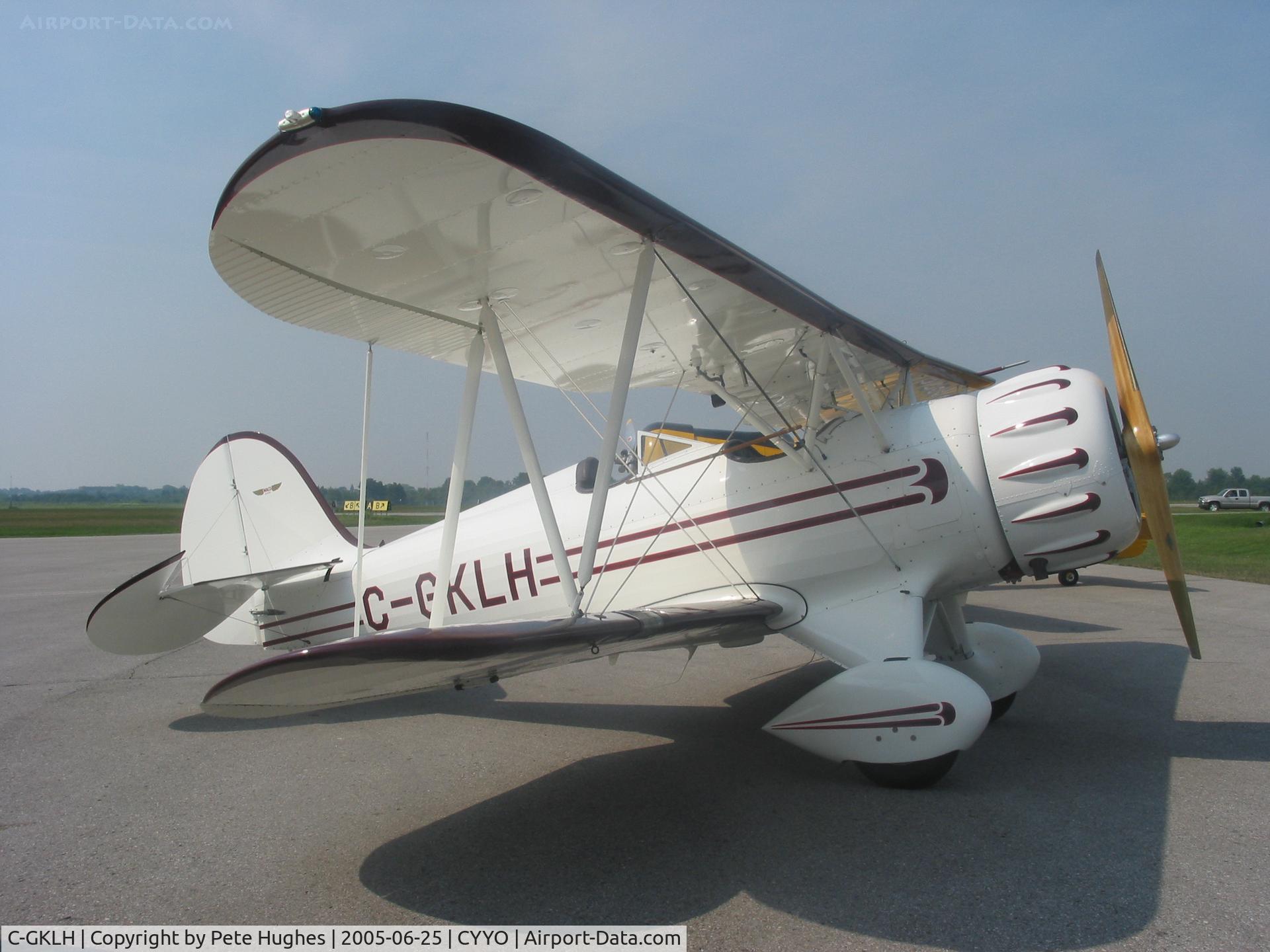 C-GKLH, Waco YMF C/N F5030, C-GKLH Waco YMF at Canadian Aviation Expo, Oshawa