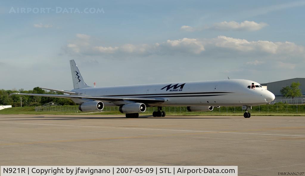N921R, 1970 McDonnell Douglas DC-8-63F C/N 46145, Ready to taxi from ACL