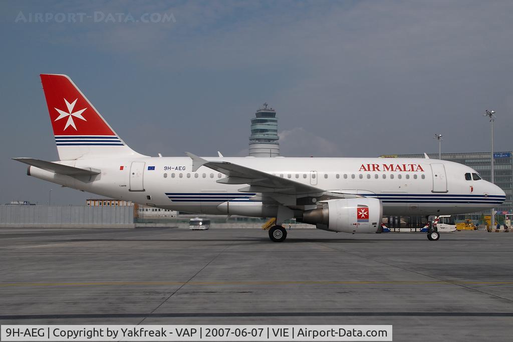 9H-AEG, 2003 Airbus A319-112 C/N 2113, Air Malta Airbus 319