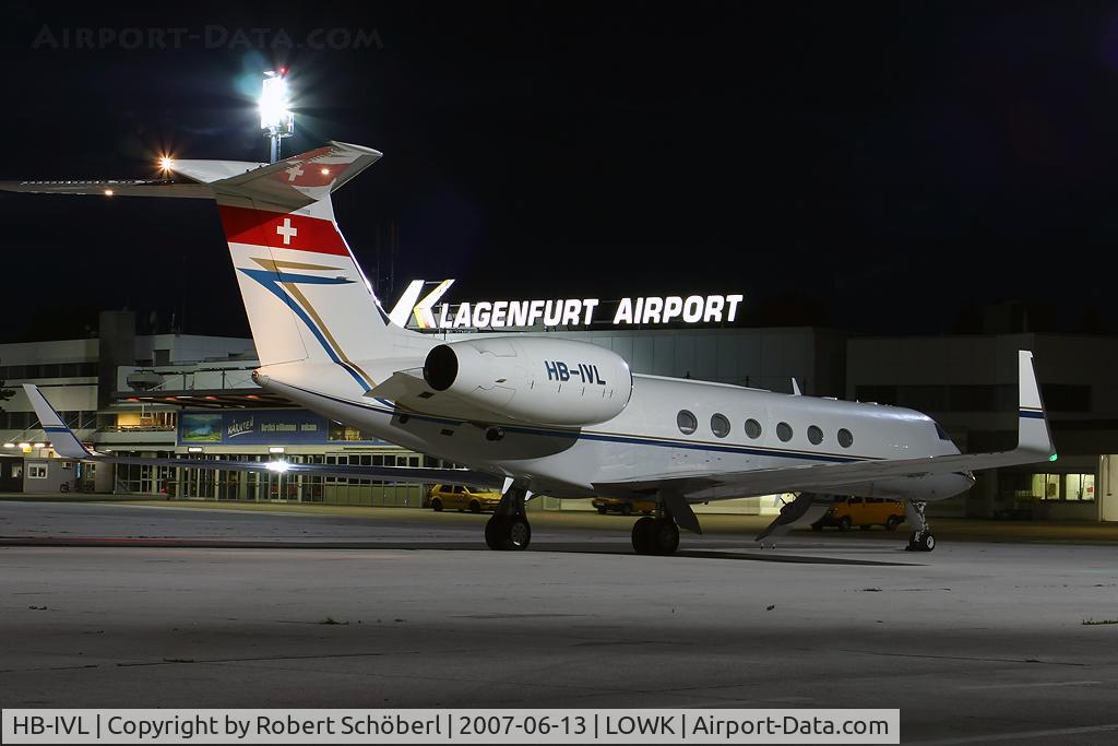 HB-IVL, Gulfstream Aerospace 5 C/N 513, Special visitor in KLU