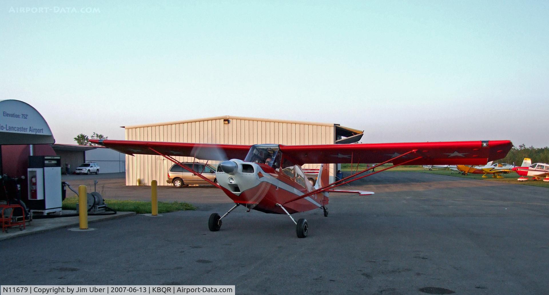 N11679, 1972 Bellanca 7KCAB Citabria C/N 307-72, Taxi to pumps (BQR has the lowest prices in the WNY area)