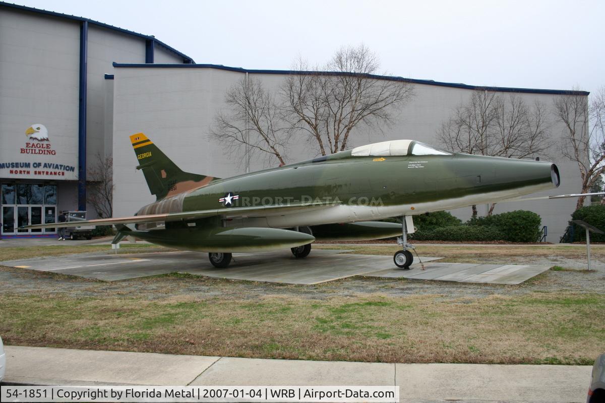 54-1851, 1954 North American F-100C  Super Sabre C/N 217-112, F-100