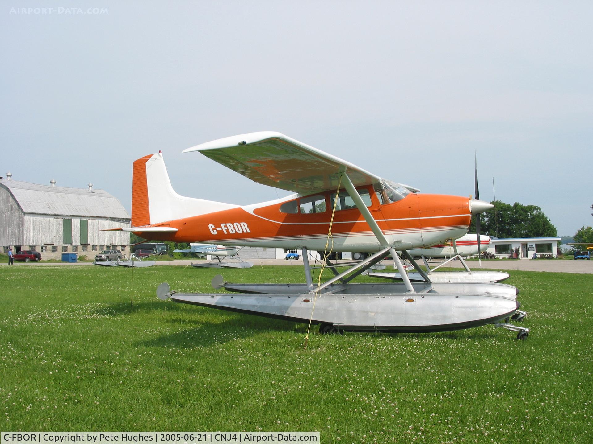 C-FBOR, 1967 Cessna A185E Skywagon 185 C/N 185-1235, C-FBOR Cessna 185 on  floats at Orillia