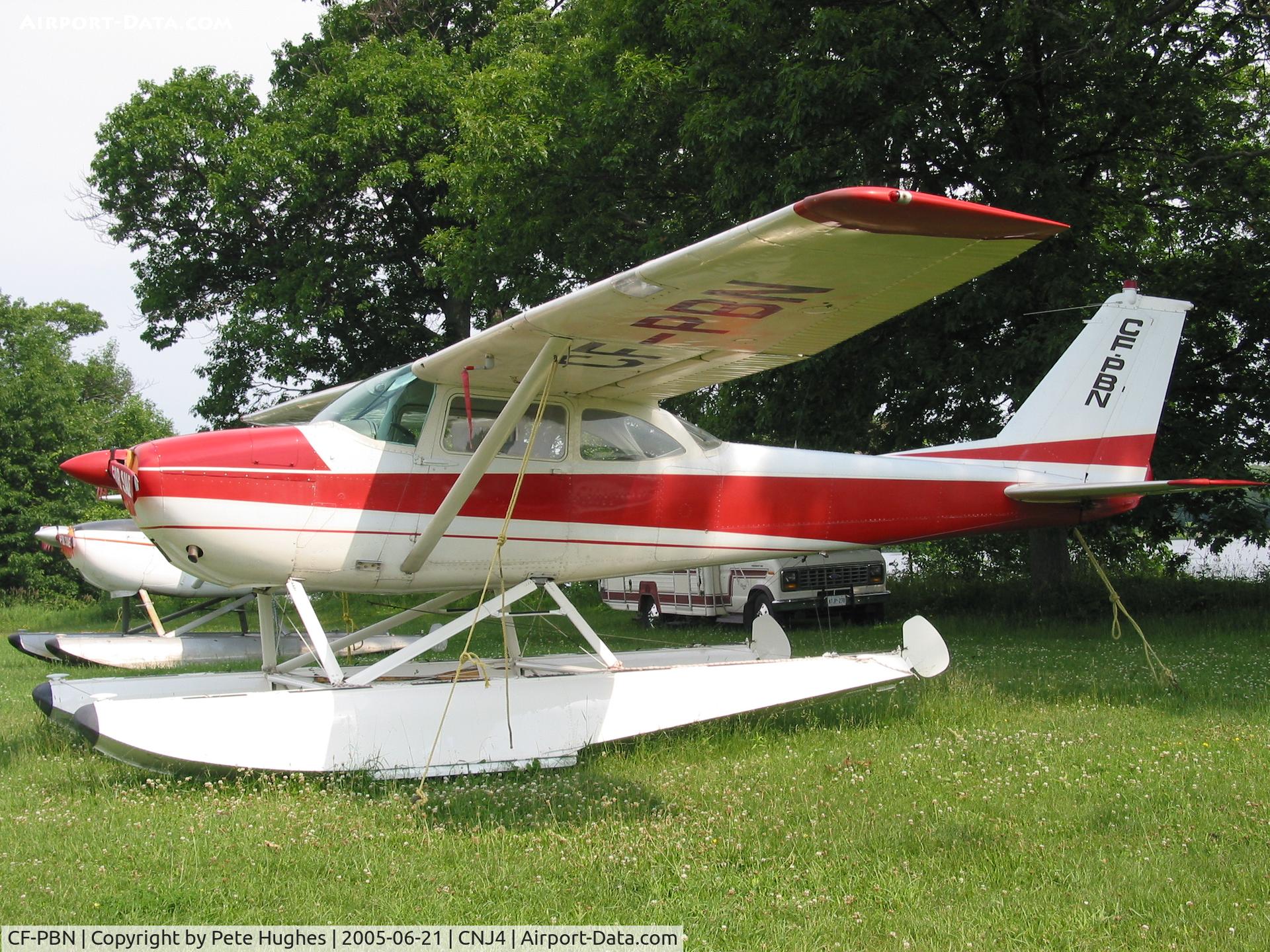 CF-PBN, 1963 Cessna 172D C/N 17250305, CF-PBN Cessna 172 on  floats at Orillia