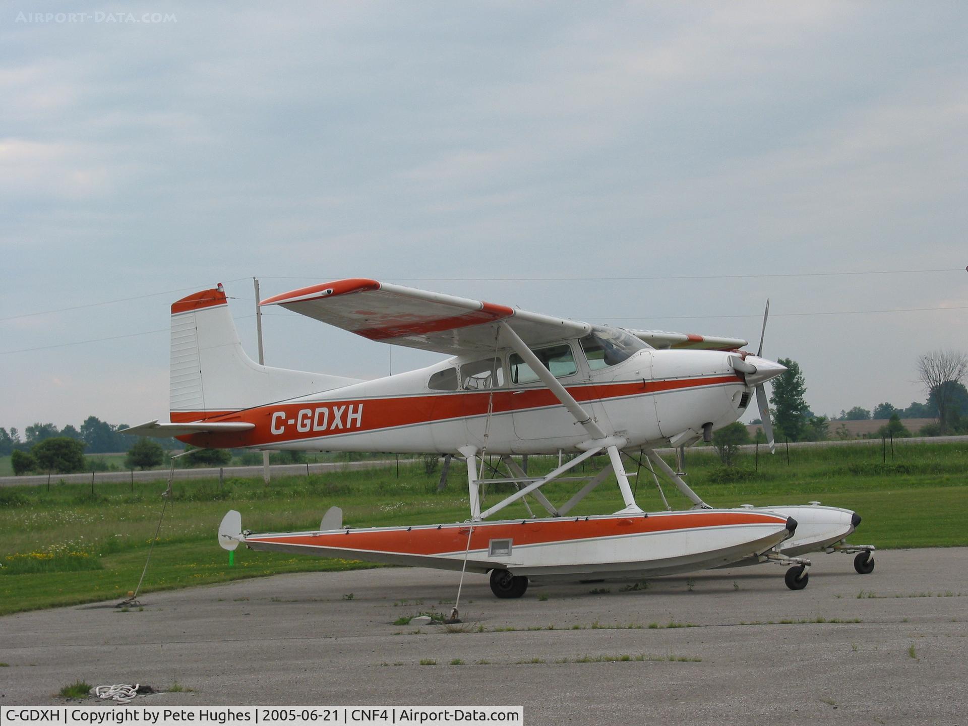 C-GDXH, 1976 Cessna A185F Skywagon 185 C/N 18502986, C-GDXH Cessana 185 on floats at Lindsay