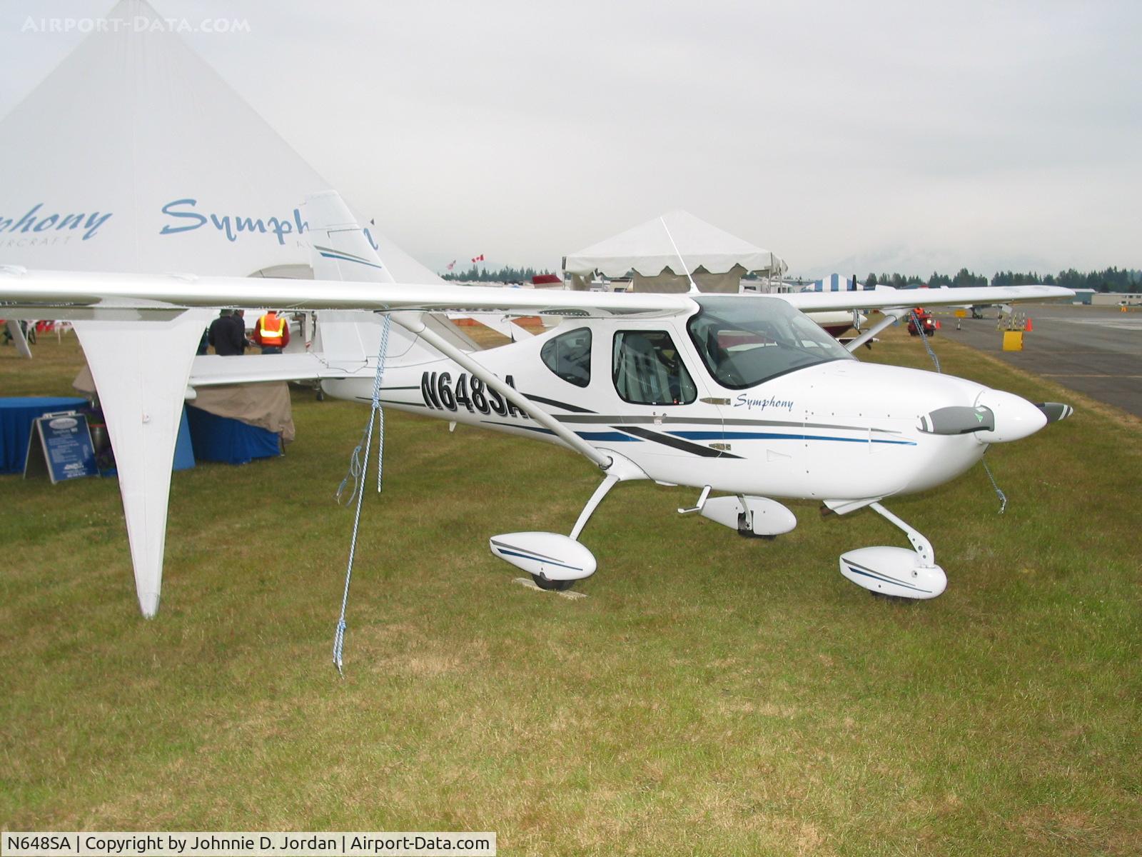 N648SA, 2005 Symphony SA-160 C/N S-0010, Taken at EAA Fly-In Arlington, Wa. 2006