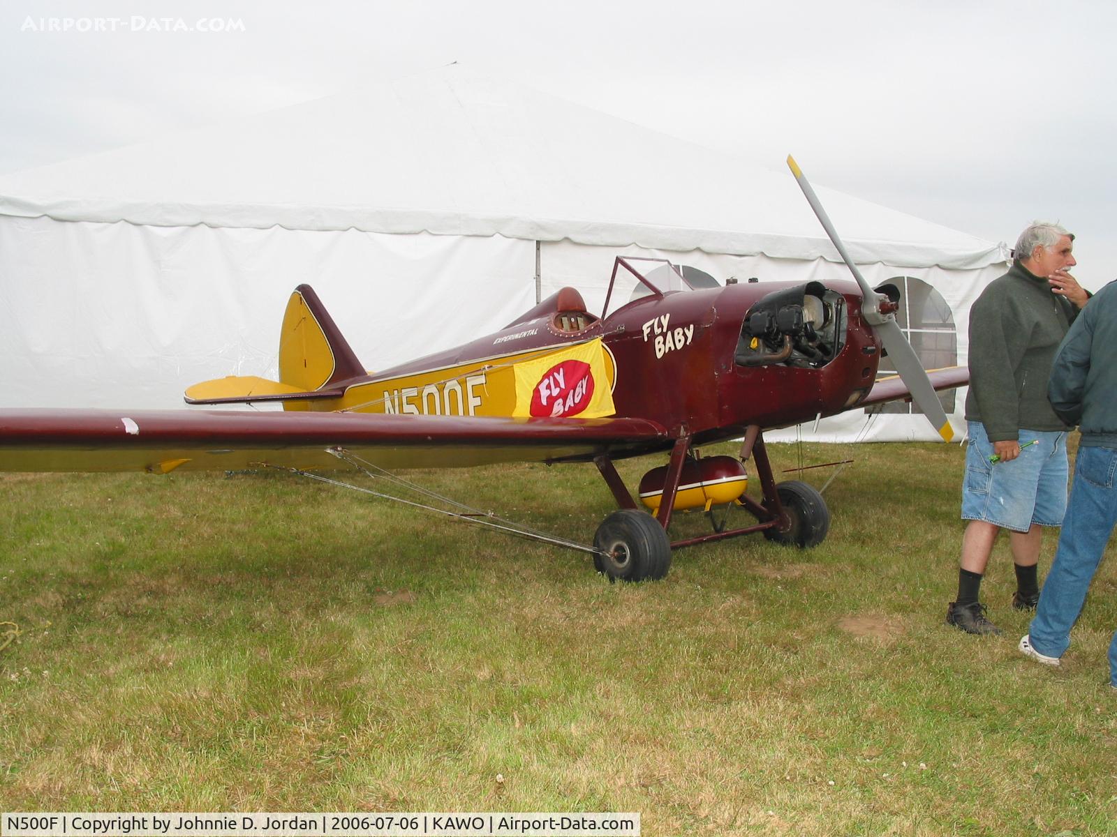 N500F, 1960 Bowers Fly Baby 1A C/N 1-1, Taken at EAA Fly-In Arlington, Wa. 2006