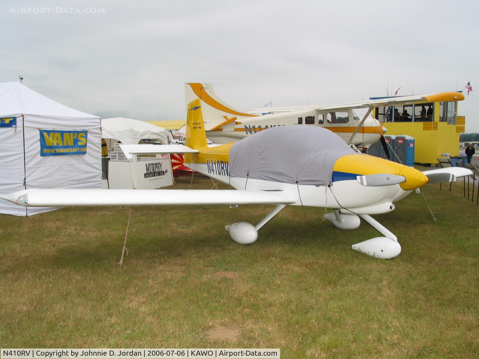 N410RV, 2003 Vans RV-10 C/N 1 (N410RV), Taken at EAA Fly-In Arlington, Wa. 2006