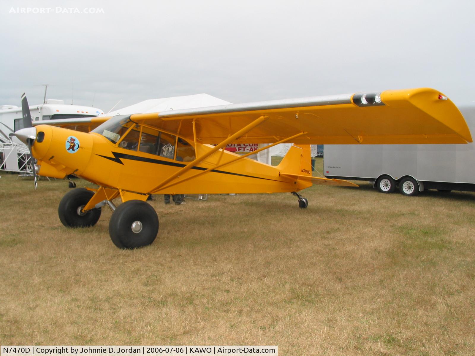 N7470D, 1957 Piper PA-18-150 Super Cub C/N 18-5801, Taken at EAA Fly-In Arlington, Wa. 2006