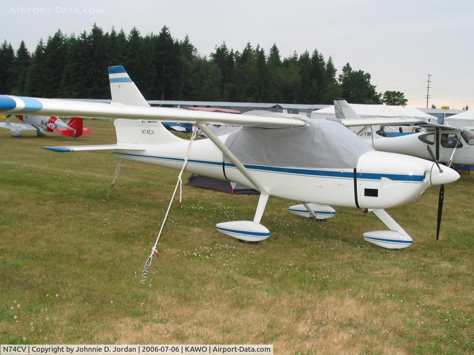 N74CV, 2000 Stoddard-Hamilton Glastar C/N 5603, Taken at EAA Fly-In Arlington, Wa. 2006
