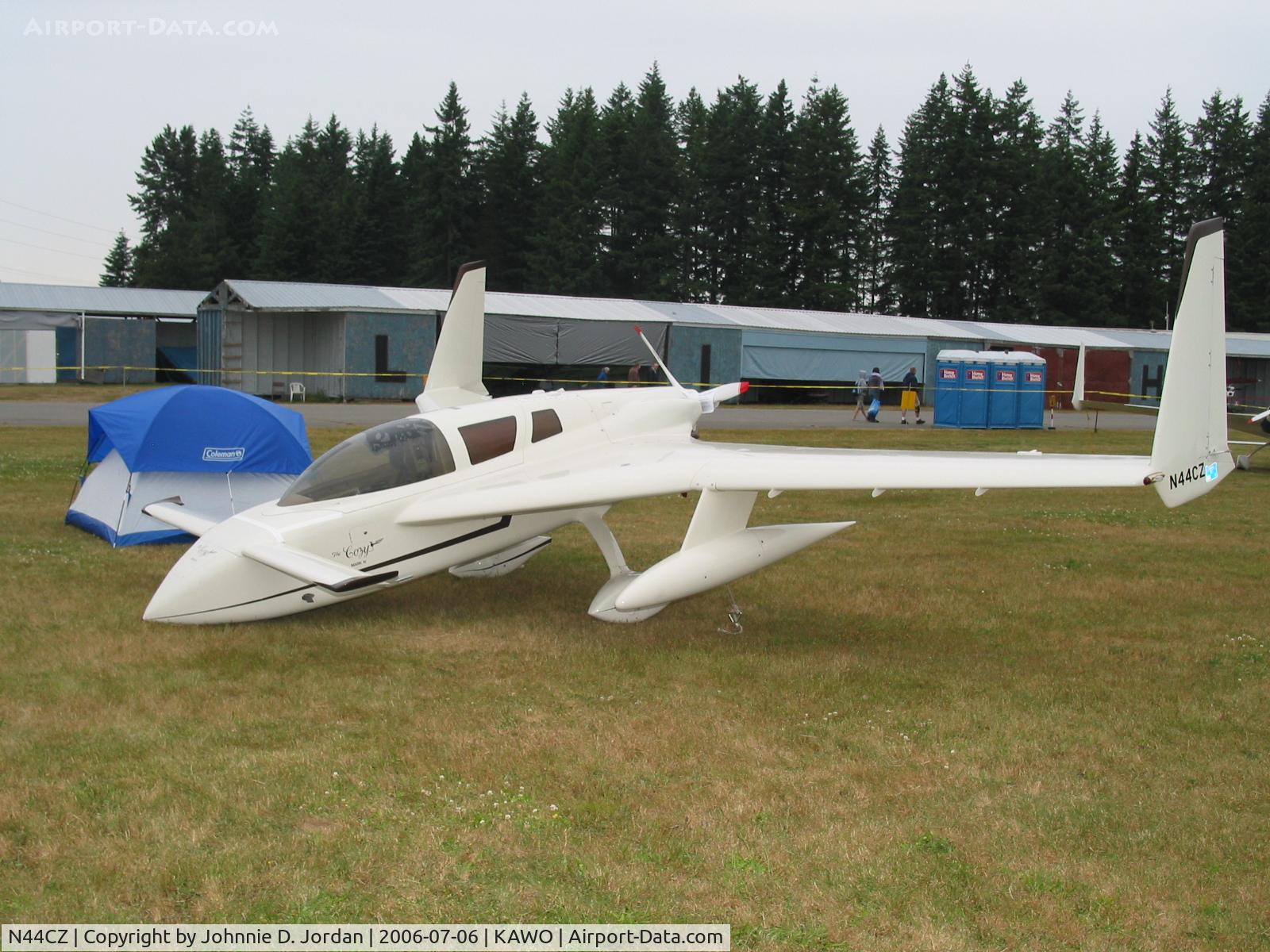 N44CZ, 1988 Co-Z Cozy Mark IV C/N 1 (N44CZ), Taken at EAA Fly-In Arlington, Wa. 2006