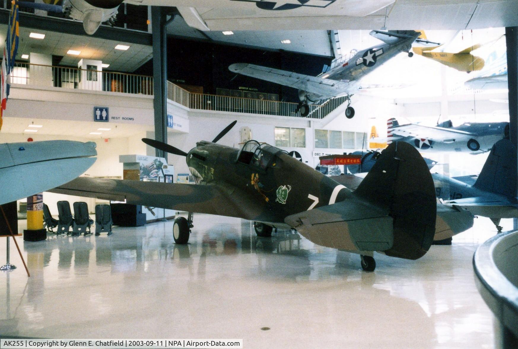 AK255, 1942 Curtiss P-40C Tomahawk Mk.IIb C/N 14737, P-40C at the National Museum of Naval Aviation