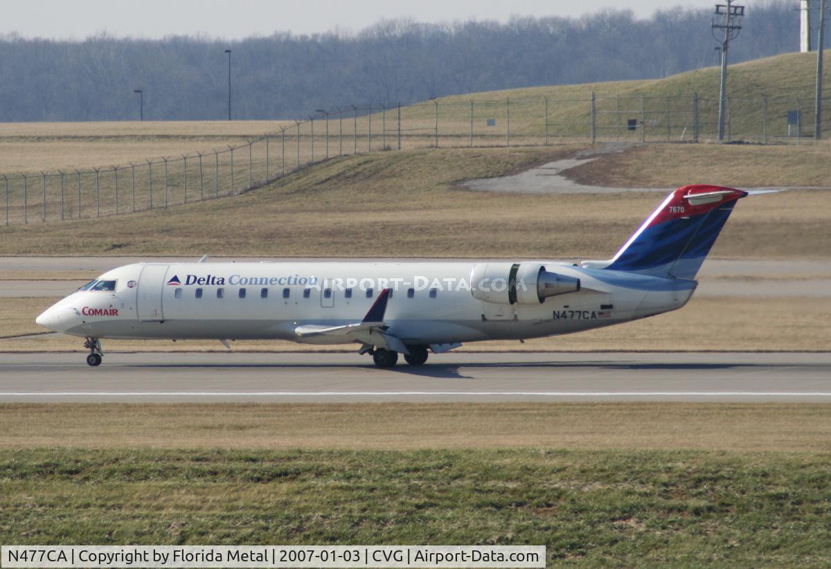 N477CA, 2002 Bombardier CRJ-200ER (CL-600-2B19) C/N 7670, Comair