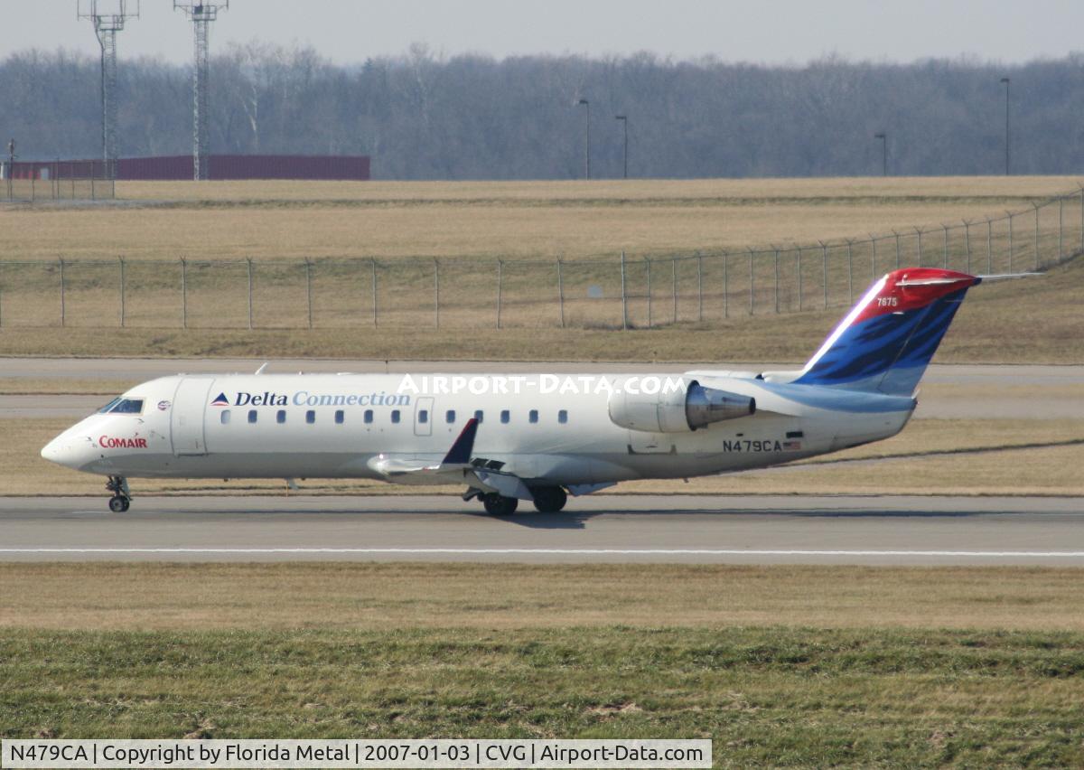 N479CA, 2002 Bombardier CRJ-200ER (CL-600-2B19) C/N 7675, Comair
