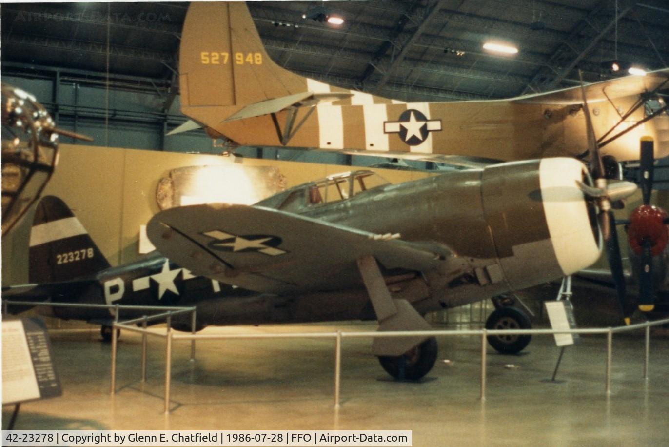42-23278, 1942 Republic P-47D Thunderbolt C/N 42-23278/1029, P-47D at the National Museum of the U. S. Air Force