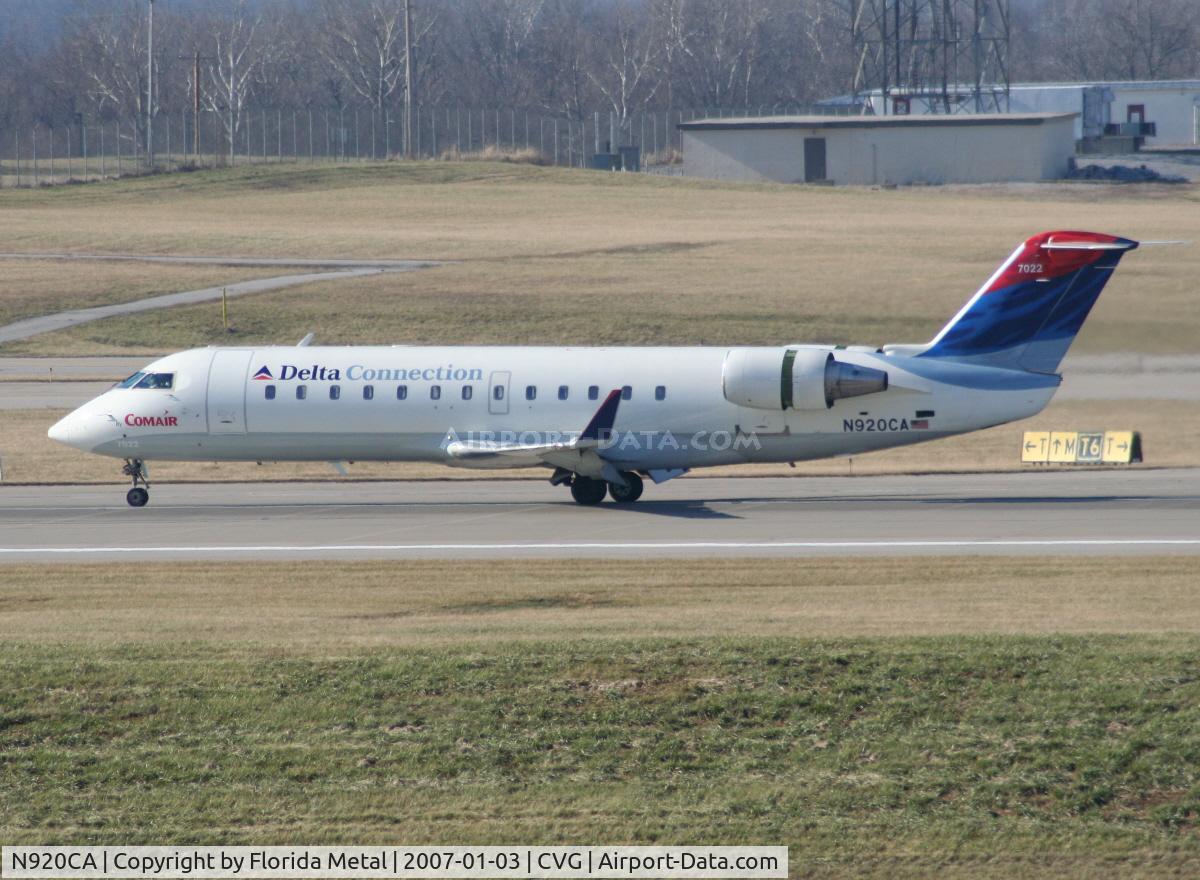 N920CA, 1993 Canadair CRJ-100ER (CL-600-2B19) C/N 7022, Comair