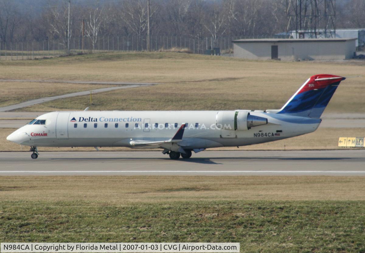N984CA, 1997 Canadair CRJ-100ER (CL-600-2B19) C/N 7171, Comair