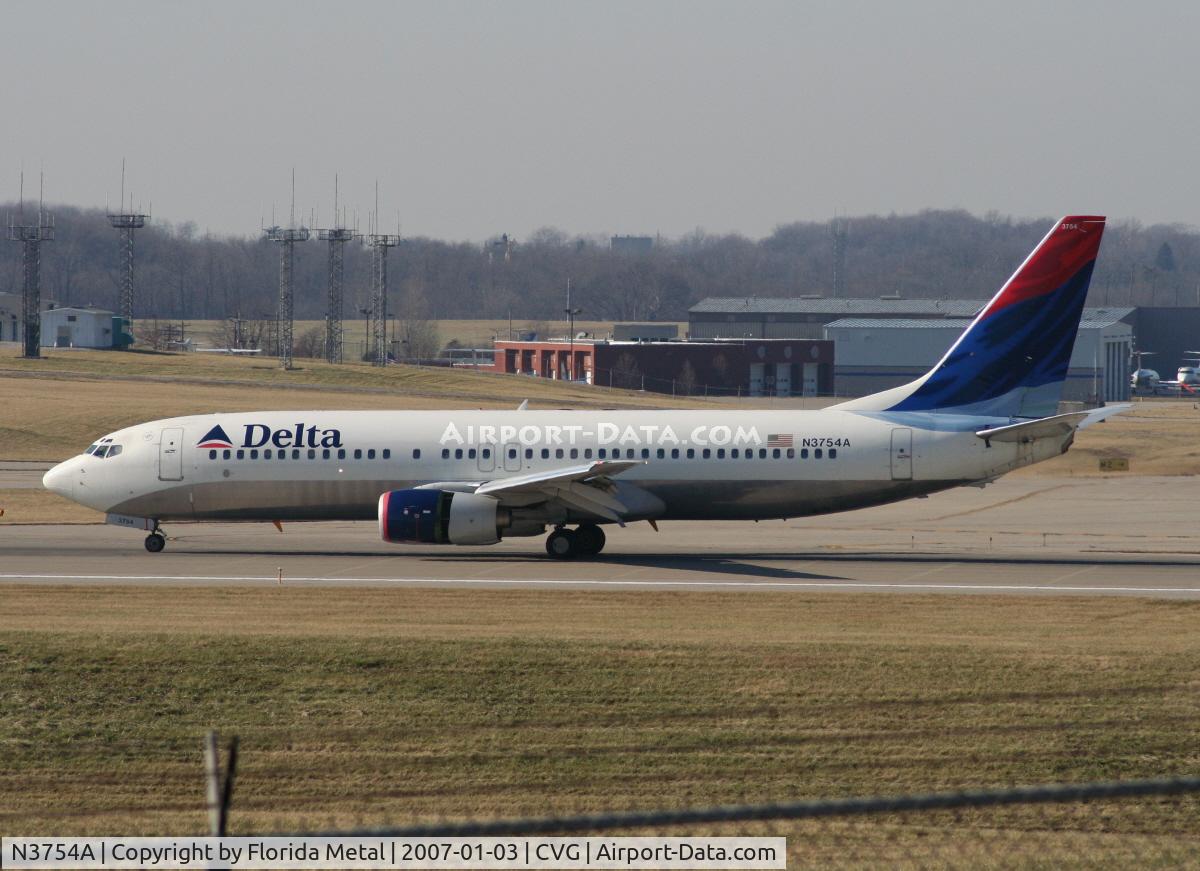 N3754A, 2001 Boeing 737-832 C/N 29626, Delta