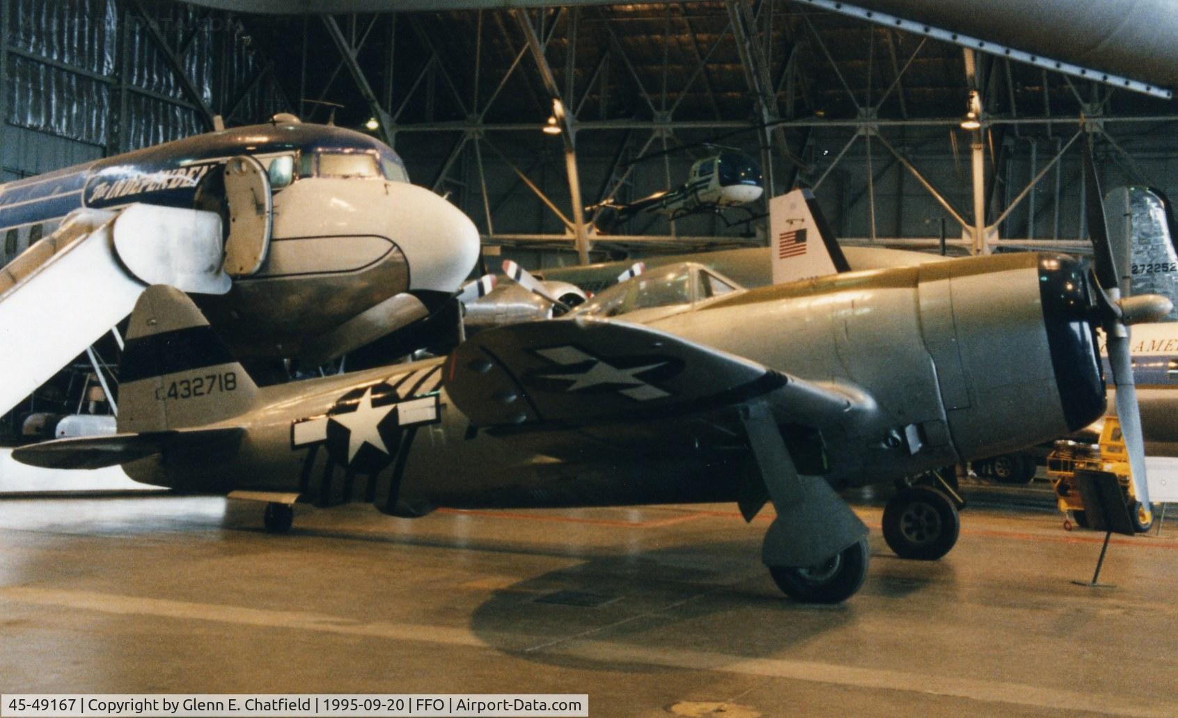 45-49167, 1942 Republic P-47D-15-RA Thunderbolt C/N 399-55706, P-47D at the National Museum of the U. S. Air Force