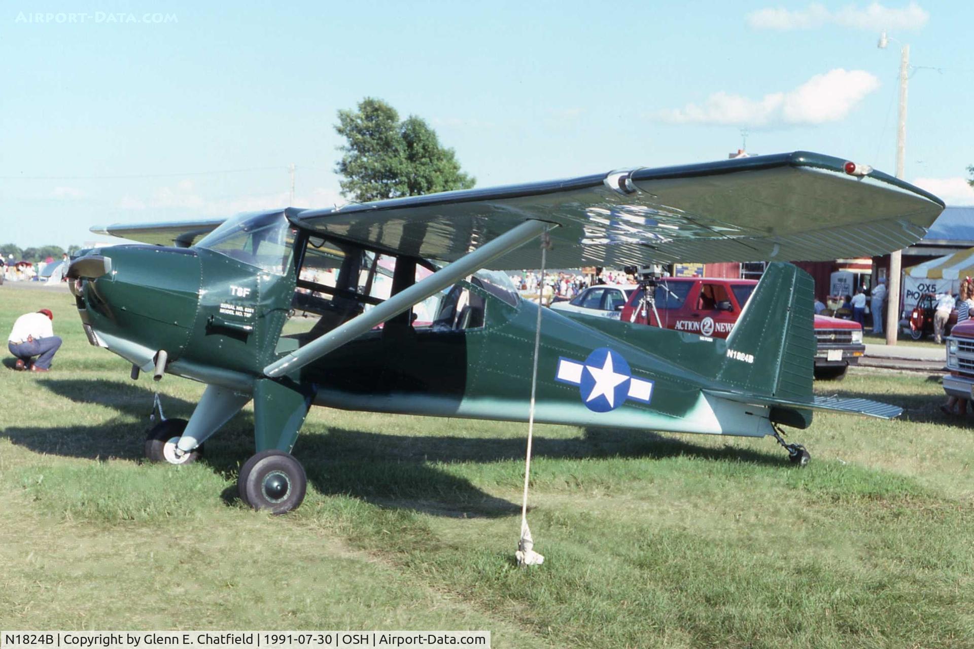 N1824B, 1948 Luscombe T-8F Silvaire C/N 6251, An unusual bird