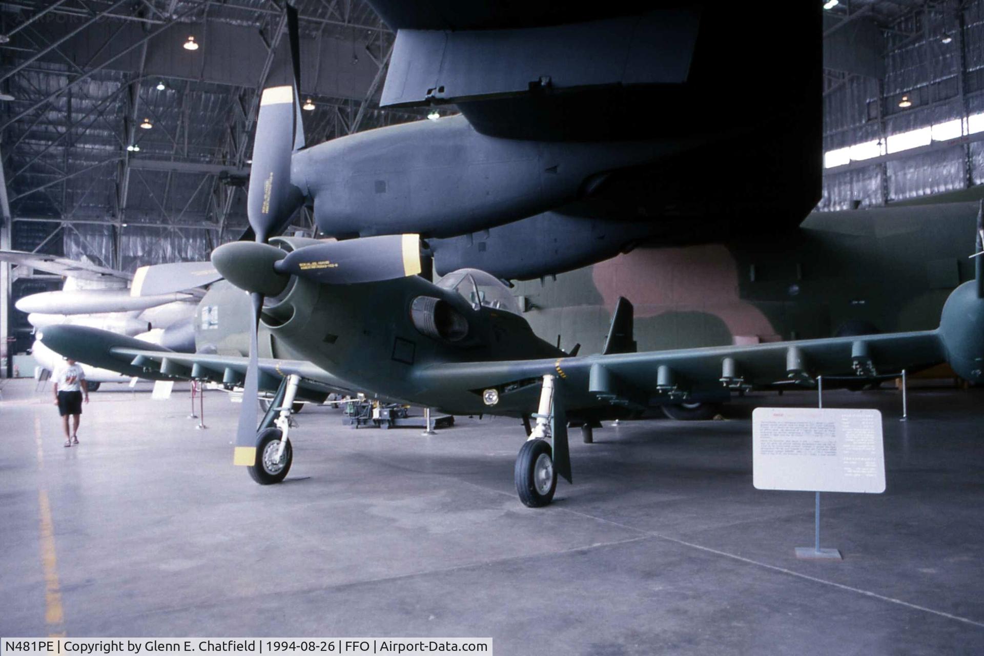 N481PE, 1983 Piper PA-48 Enforcer C/N 48-8301001, Piper Enforcer at the National Museum of the U.S. Air Force