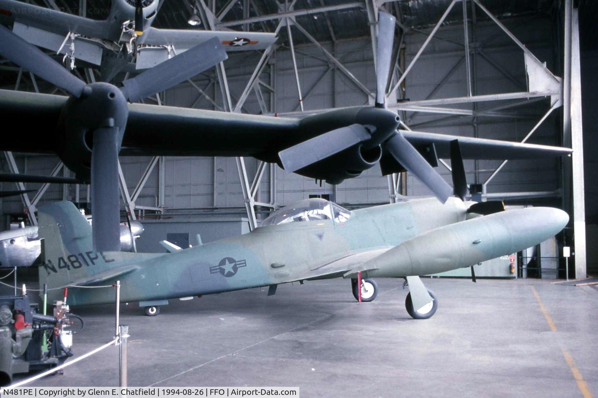 N481PE, 1983 Piper PA-48 Enforcer C/N 48-8301001, Piper Enforcer at the National Museum of the U.S. Air Force