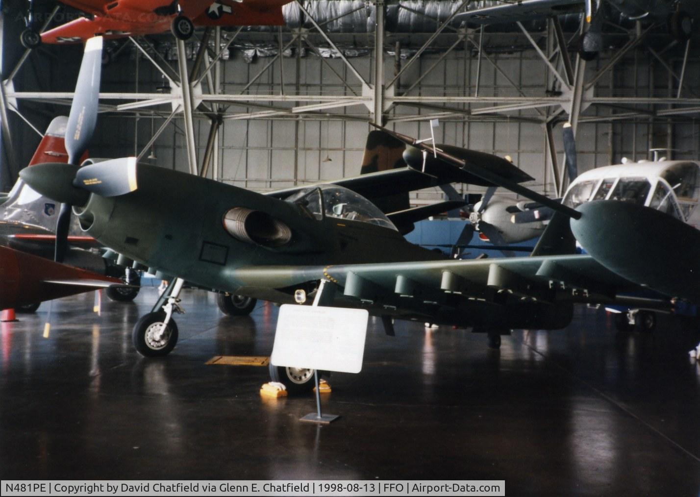 N481PE, 1983 Piper PA-48 Enforcer C/N 48-8301001, Piper Enforcer at the National Museum of the U.S. Air Force