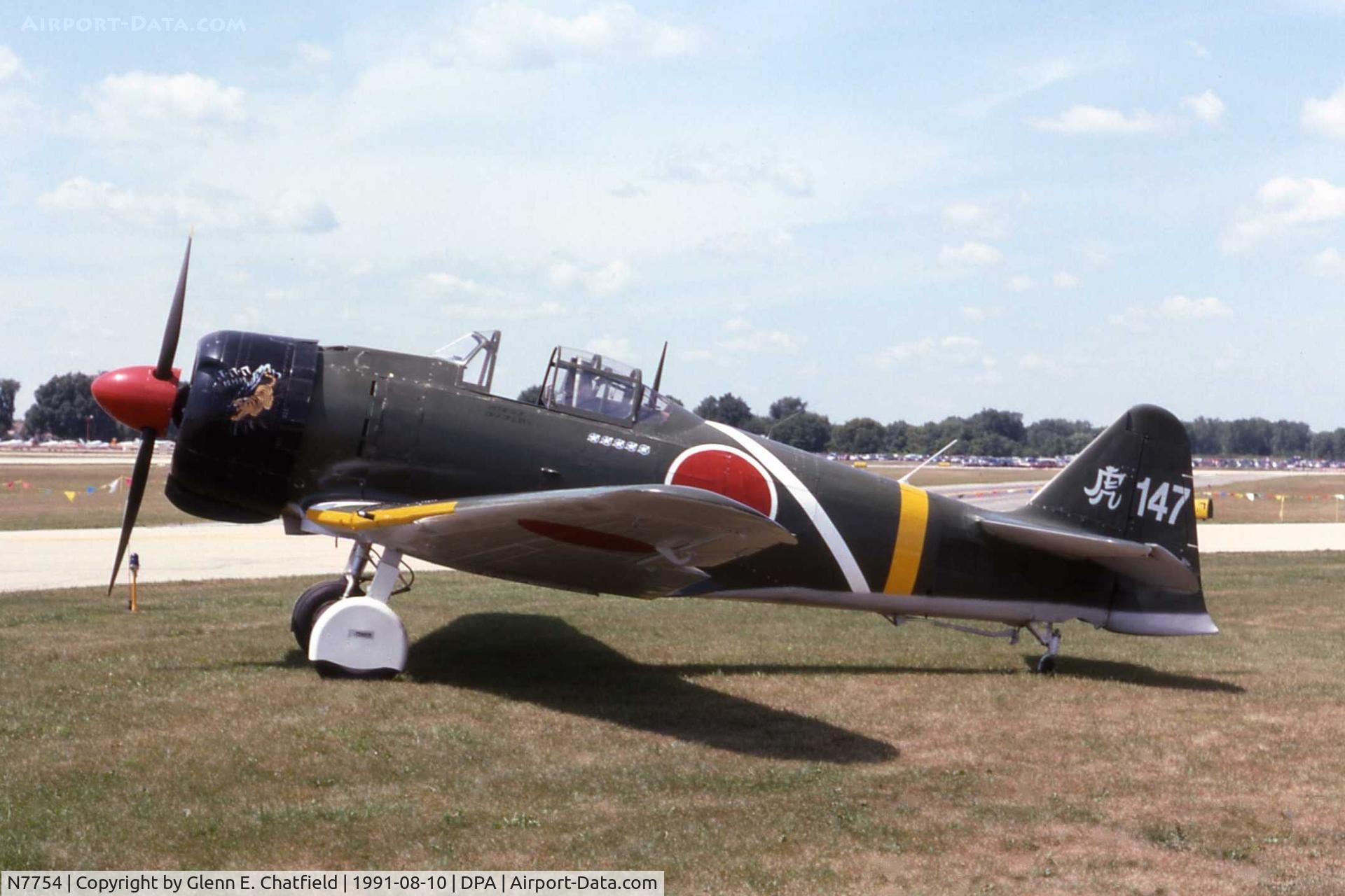 N7754, 1952 Canadian Car & Foundry Harvard MK IV C/N CCF4-215, Is this really N7754 with an old tail number? I can find no other Tora plane with this scheme, but N7754 doesn't have