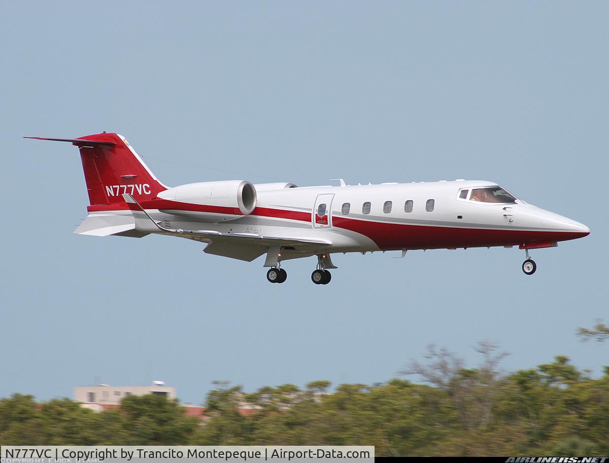 N777VC, 2007 Learjet 60 C/N 318, Landing in Naples