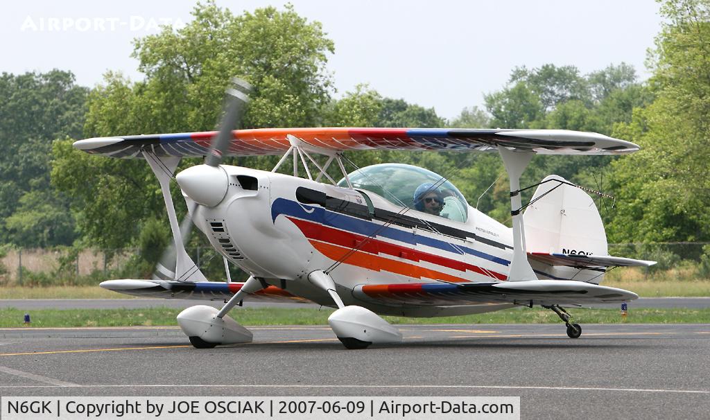 N6GK, Christen Eagle II C/N KITTLE 0001, Just after landing at Hammonton