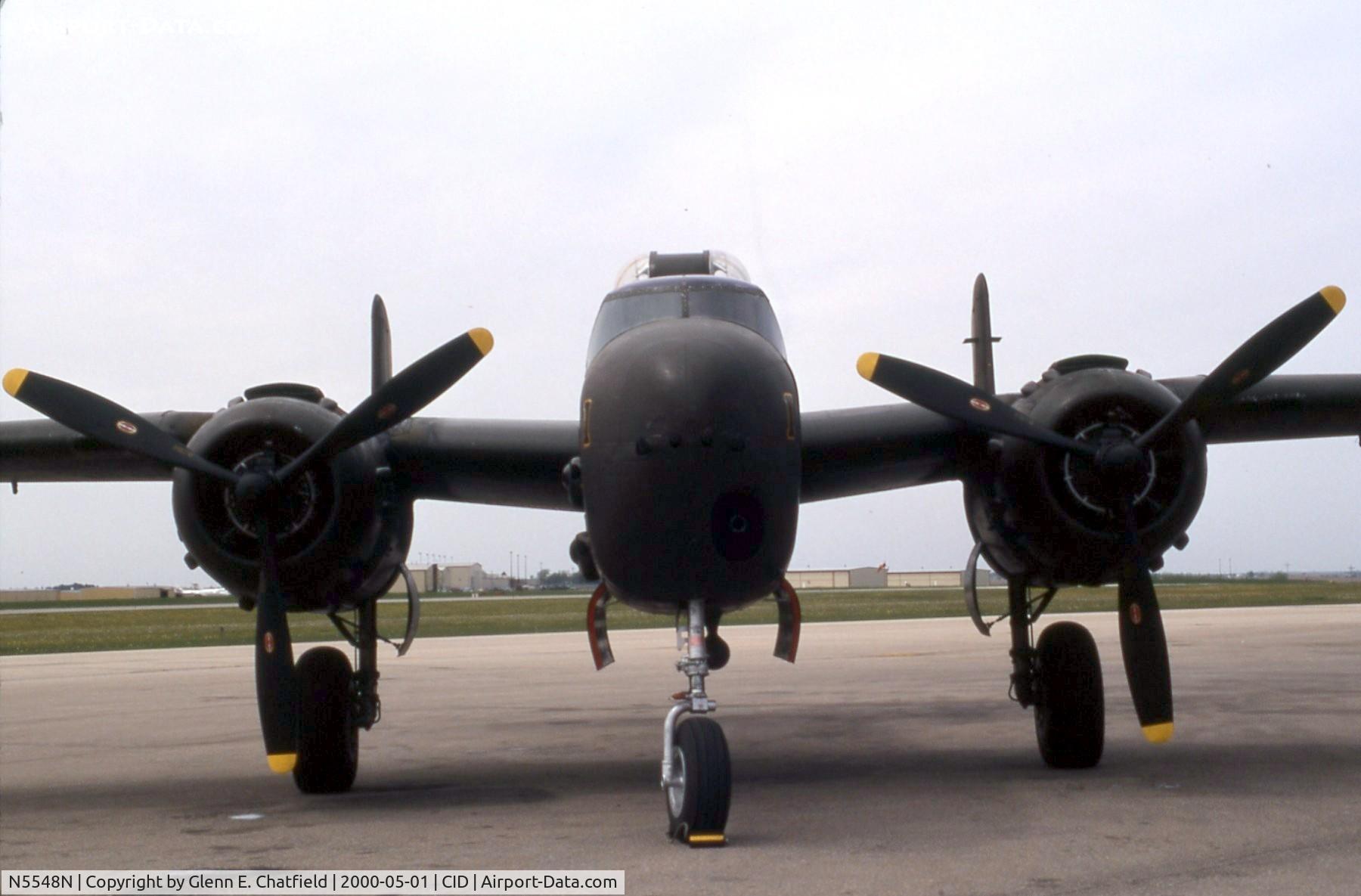N5548N, 1943 North American B-25H Mitchell C/N 98-21107, B-25H at the Piedmont-Hawthorne FBO