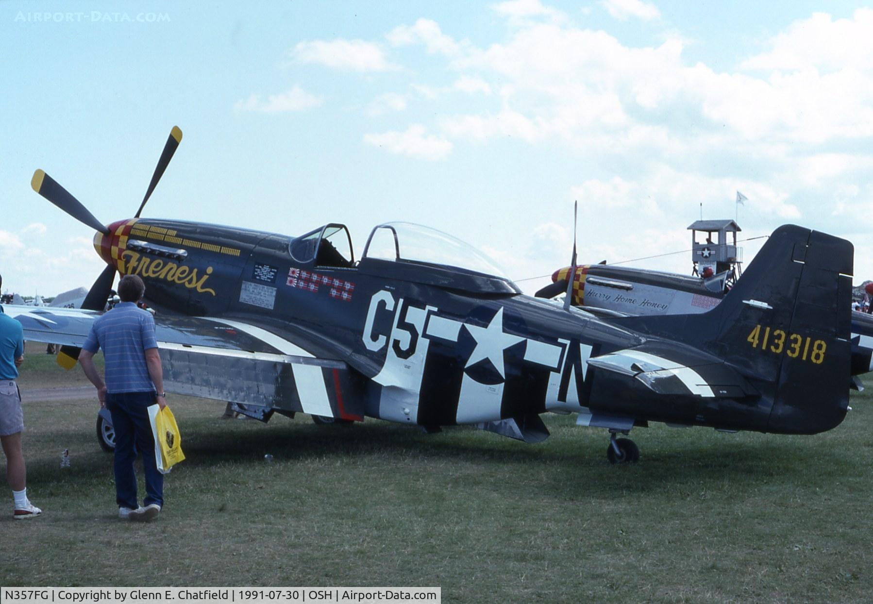 N357FG, 1944 North American P-51D C/N 44-12139, At the EAA Fly In as N21023