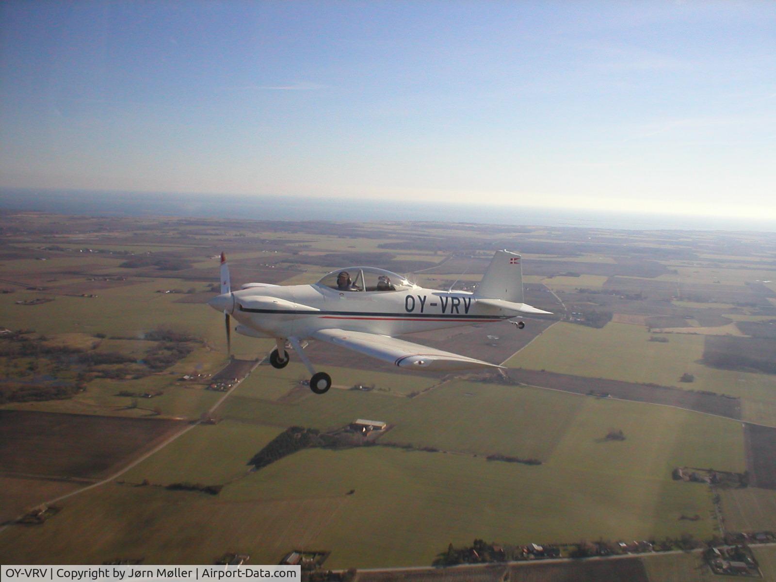 OY-VRV, 2003 Vans RV-4 C/N 9505-4017, inflight from EKMB to EKRK