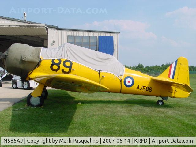 N586AJ, North American AT-6 C/N AJ586, North American AT-6