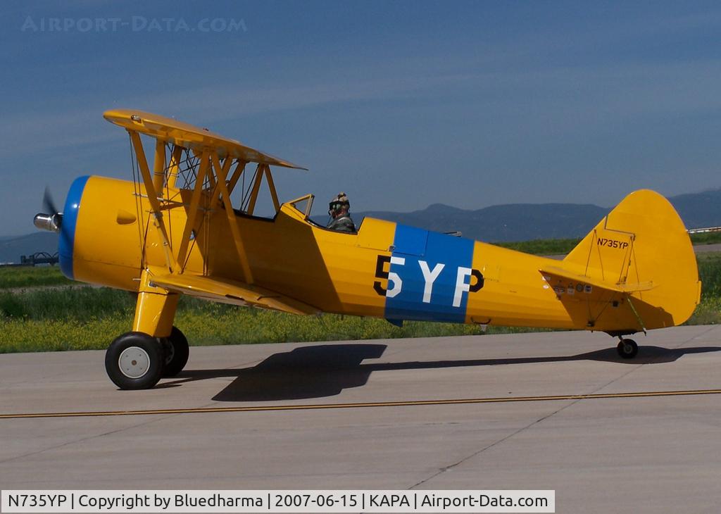 N735YP, 1942 Boeing B75N1 C/N 75-2611, 1942 Boeing B75N1