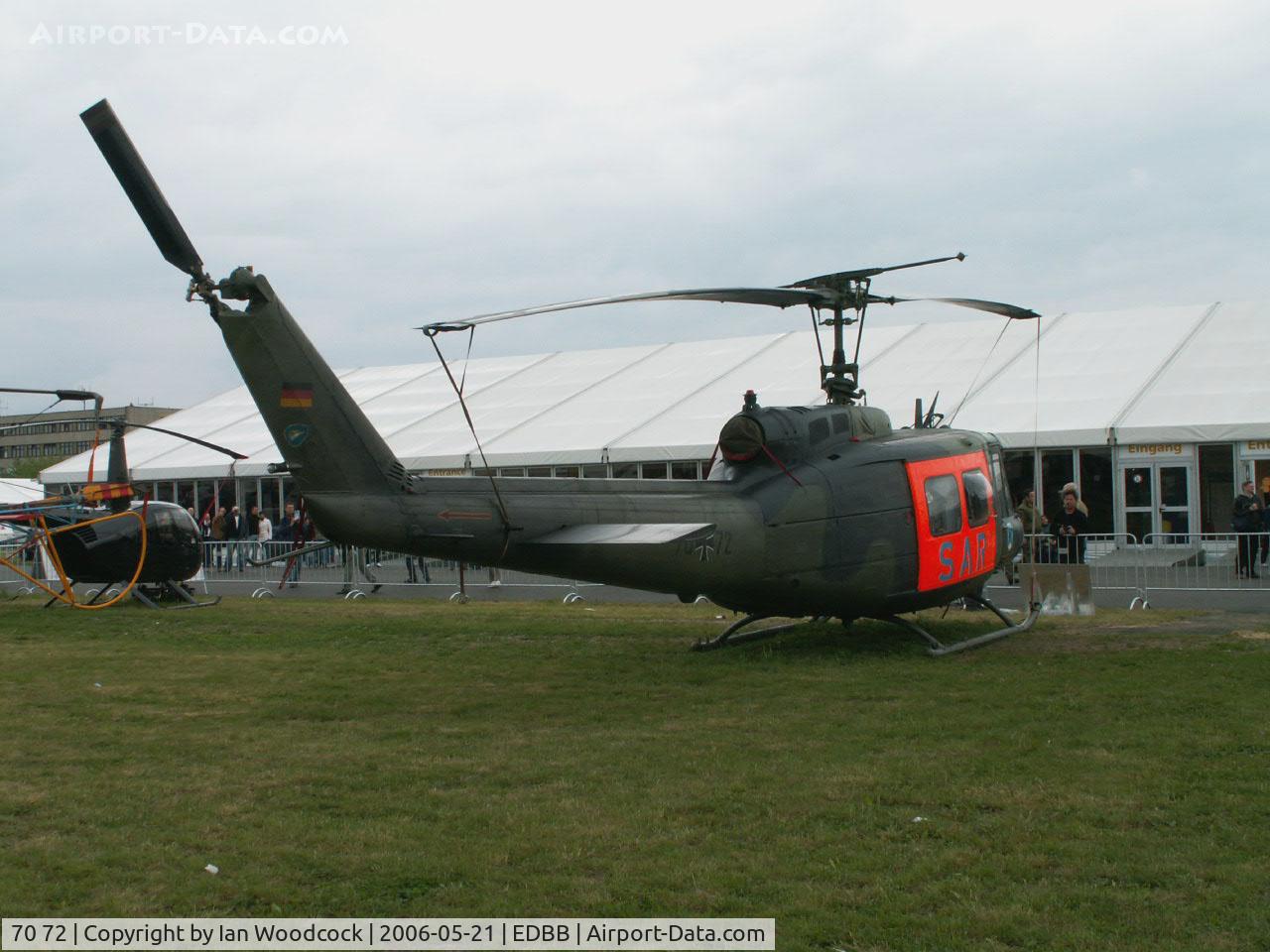 70 72, Bell (Dornier) UH-1D Iroquois (205) C/N 8132, Bell UH-1D/Berlin-ILA Show