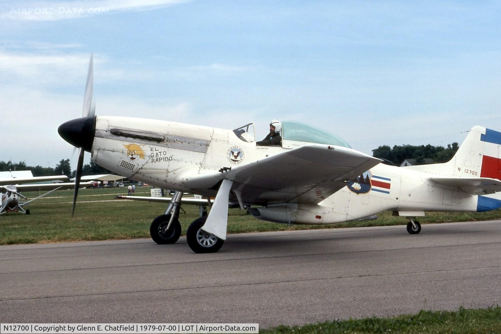N12700, 1945 North American F-51D Mustang C/N 122-38905 (44-72446), At the Romeoville air show