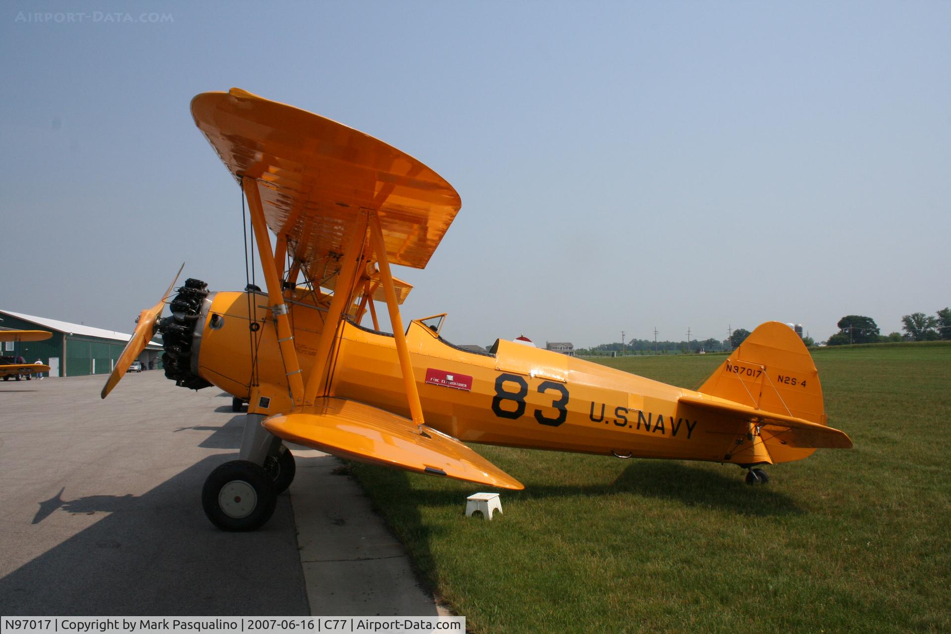N97017, Boeing A75N1 C/N 75-3674, Stearman
