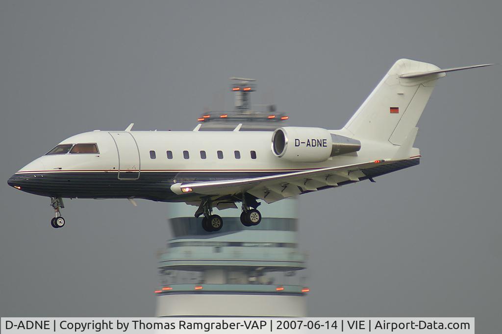 D-ADNE, 1999 Bombardier Challenger 604 (CL-600-2B16) C/N 5422, Daimler Chrysler Aviation Canadair CL600 Challenger