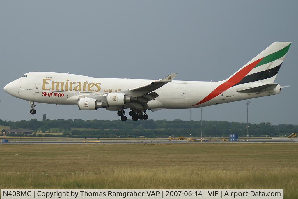 N408MC, 1998 Boeing 747-47UF C/N 29261, Emirates Boeing 747-400