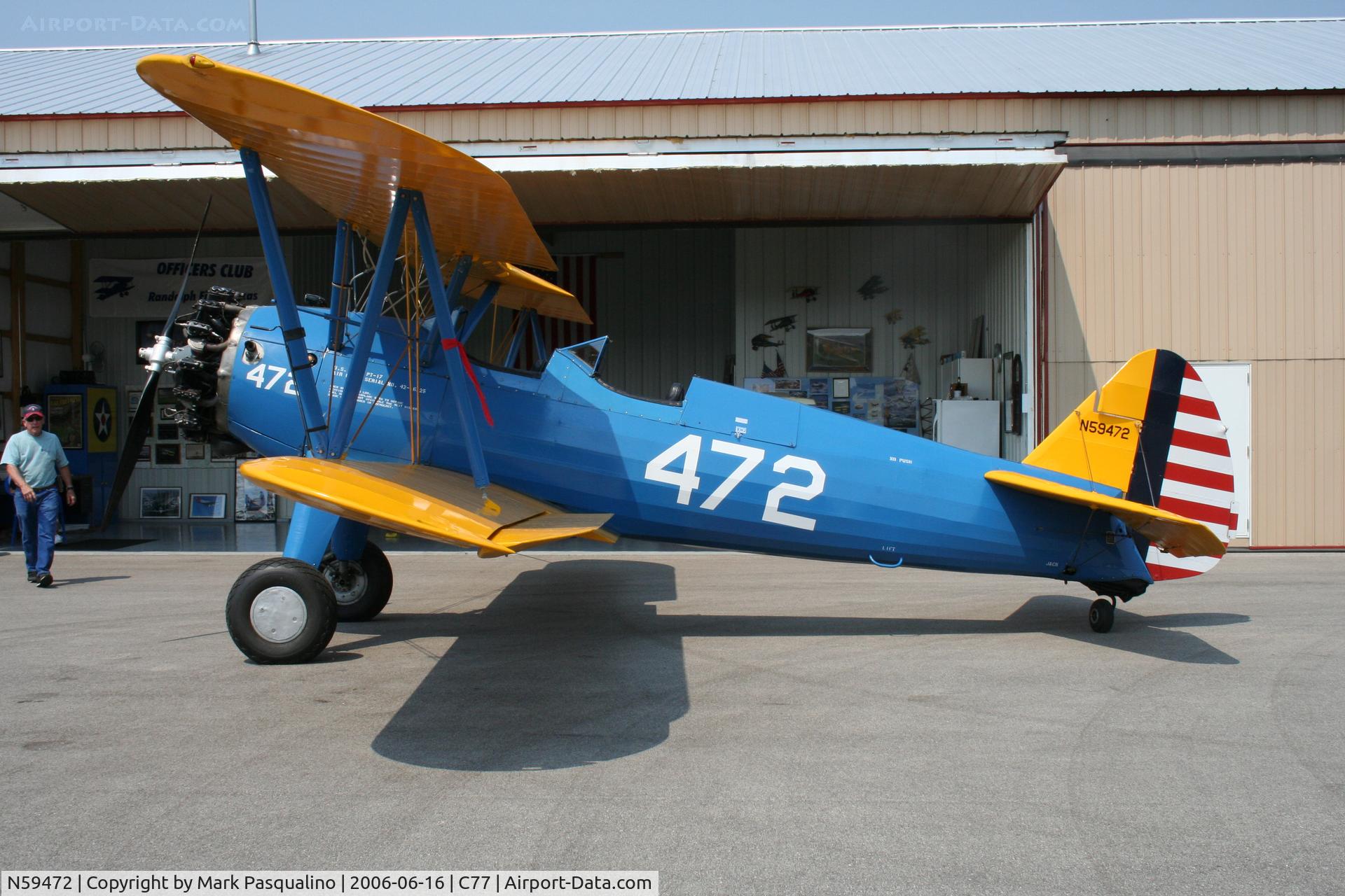 N59472, 1943 Boeing B75N1 C/N 75-4488, Stearman
